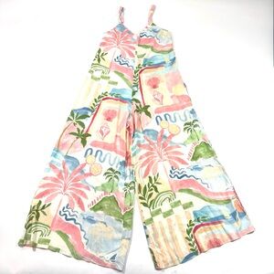 New Label Of Love Avalon Wide Leg Jumpsuit Size Small